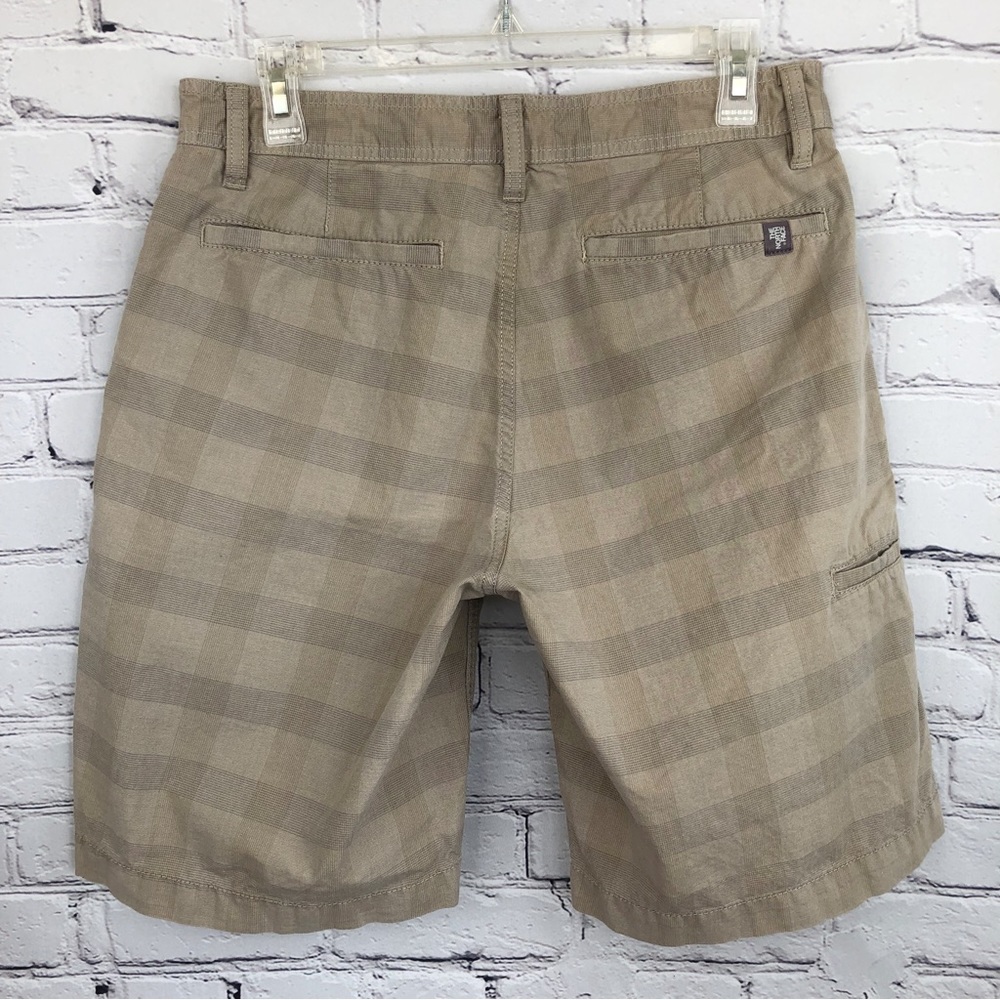 The North Face Alderson Plaid Shorts Dune Beige Sz 32 - Picture 6 of 12